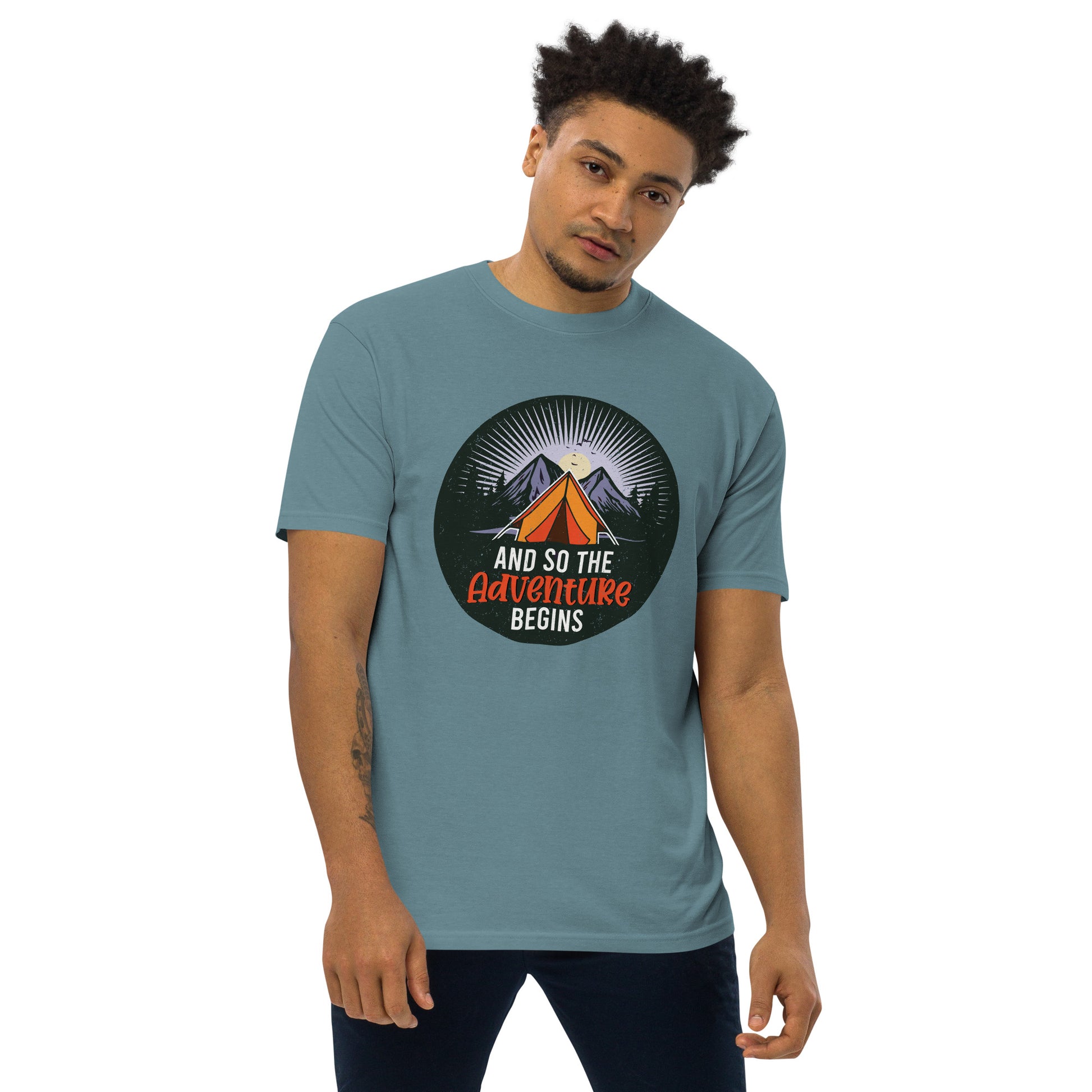 And So The Adventure Begins Heavyweight Tee - Own Your Journey