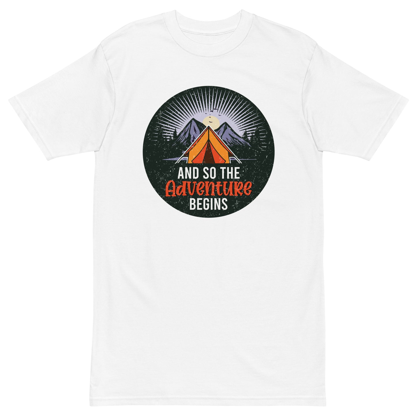 And So The Adventure Begins Heavyweight Tee - Own Your Journey