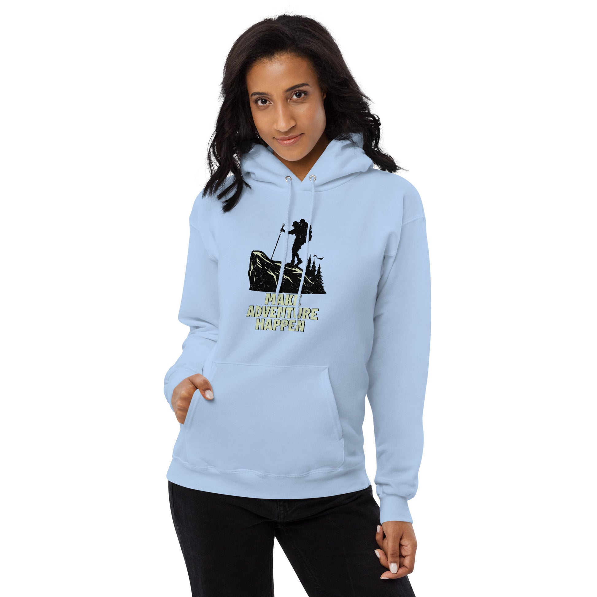 Make Adventure Happen Fleece Hoodie - Own Your Journey