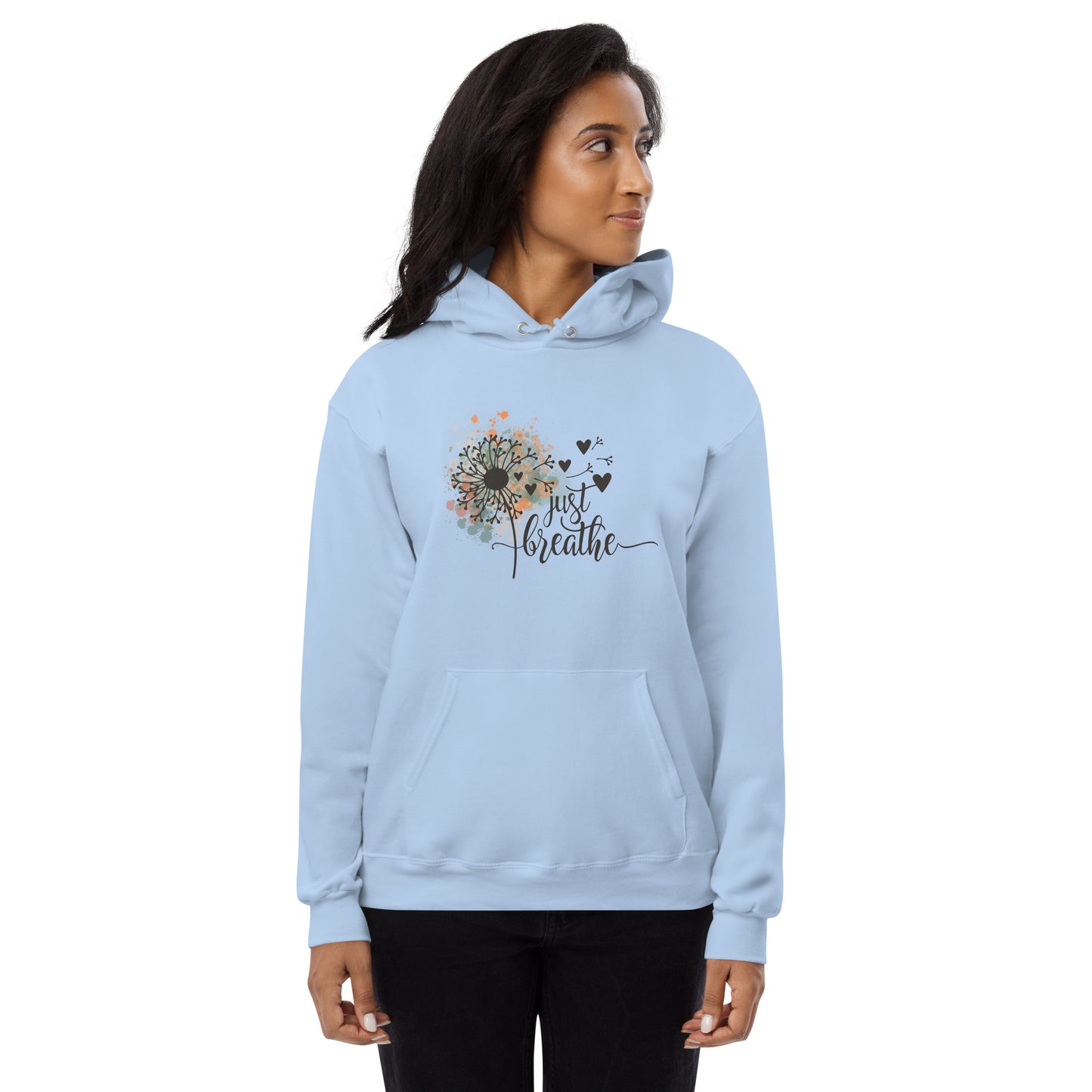 Just Breath Fleece Hoodie - Own Your Journey