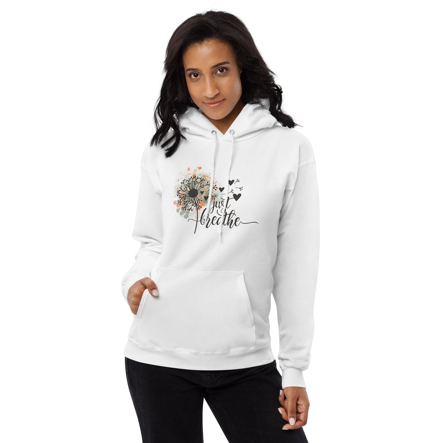 Just Breath Fleece Hoodie - Own Your Journey