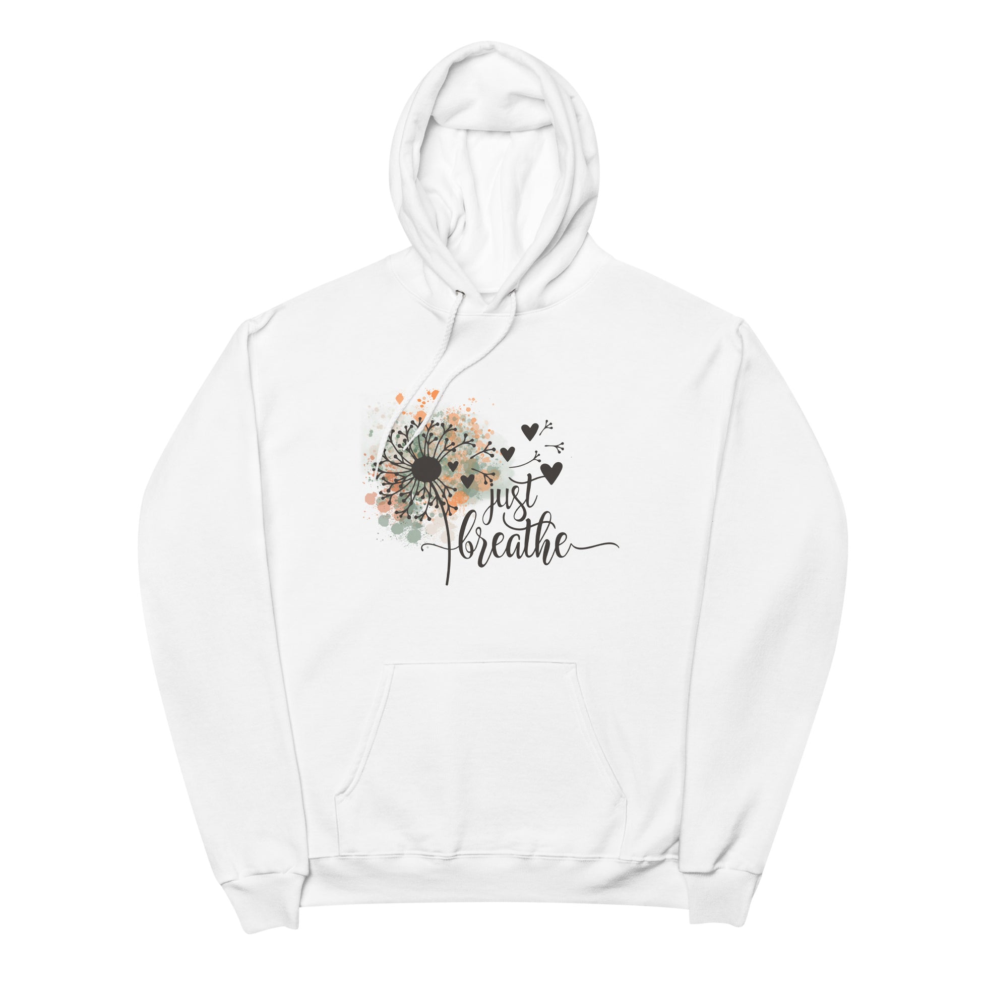 Just Breath Fleece Hoodie - Own Your Journey