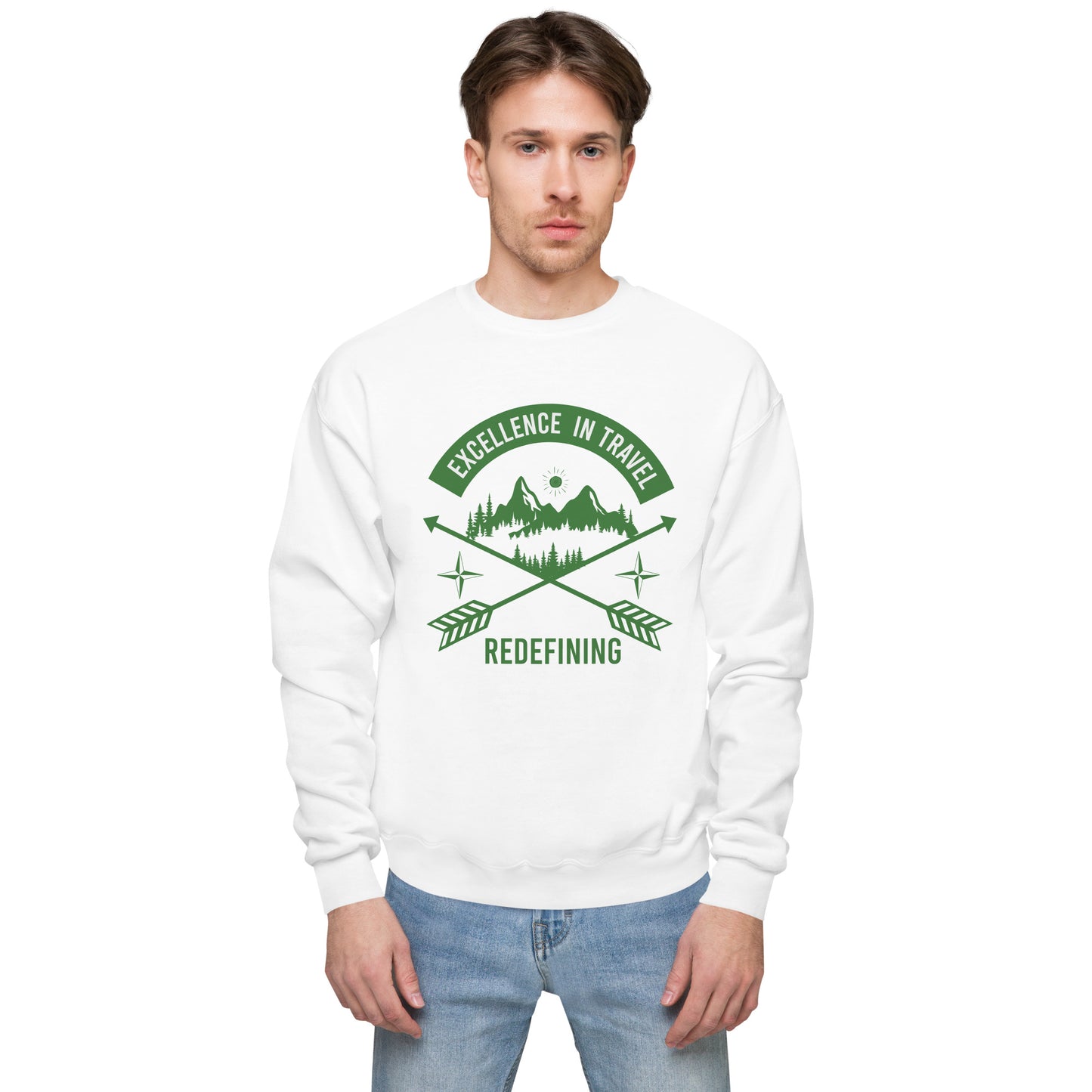 Excellence In Travel Fleece Sweatshirt - Own Your Journey