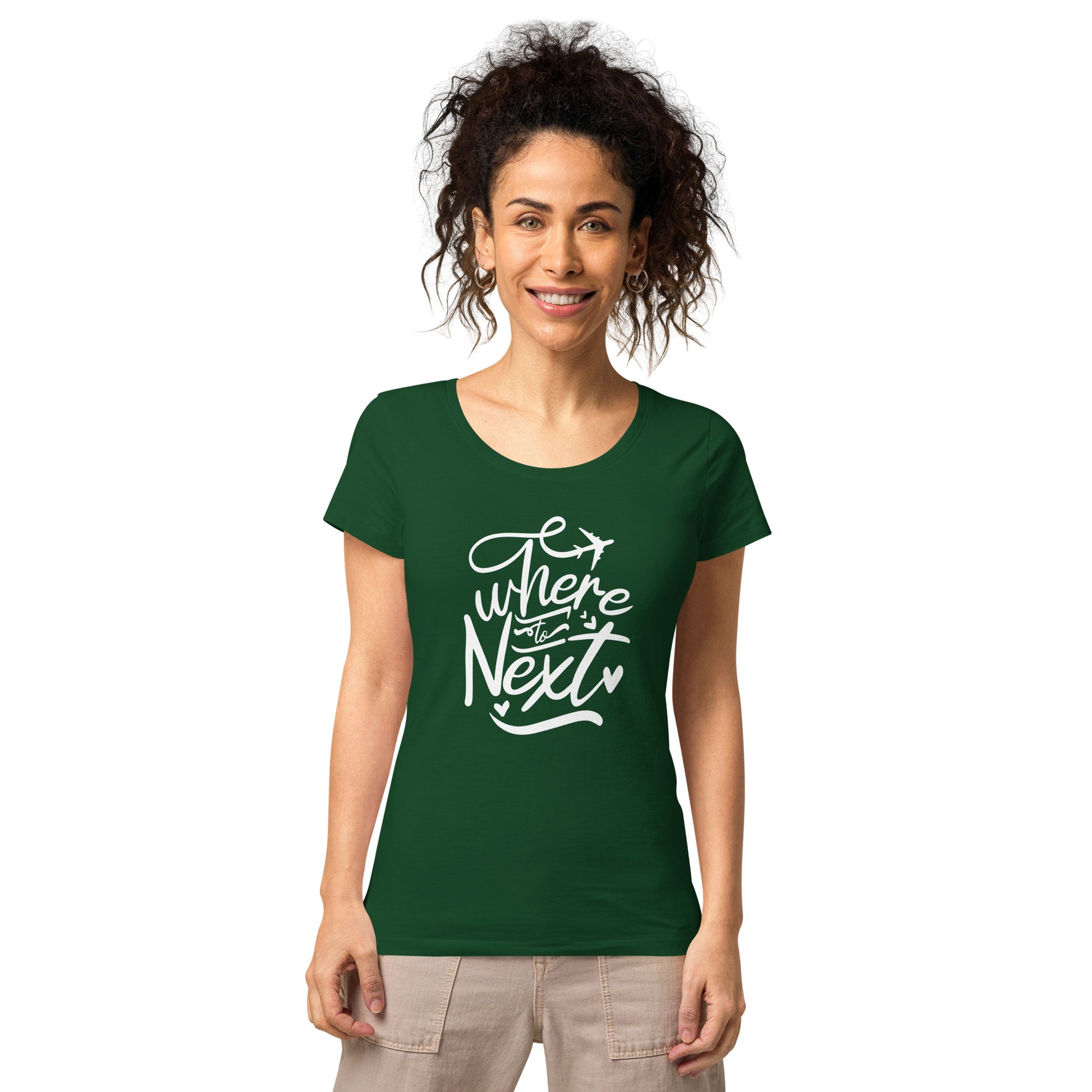 Where To Next Women Organic T-Shirt - Own Your Journey