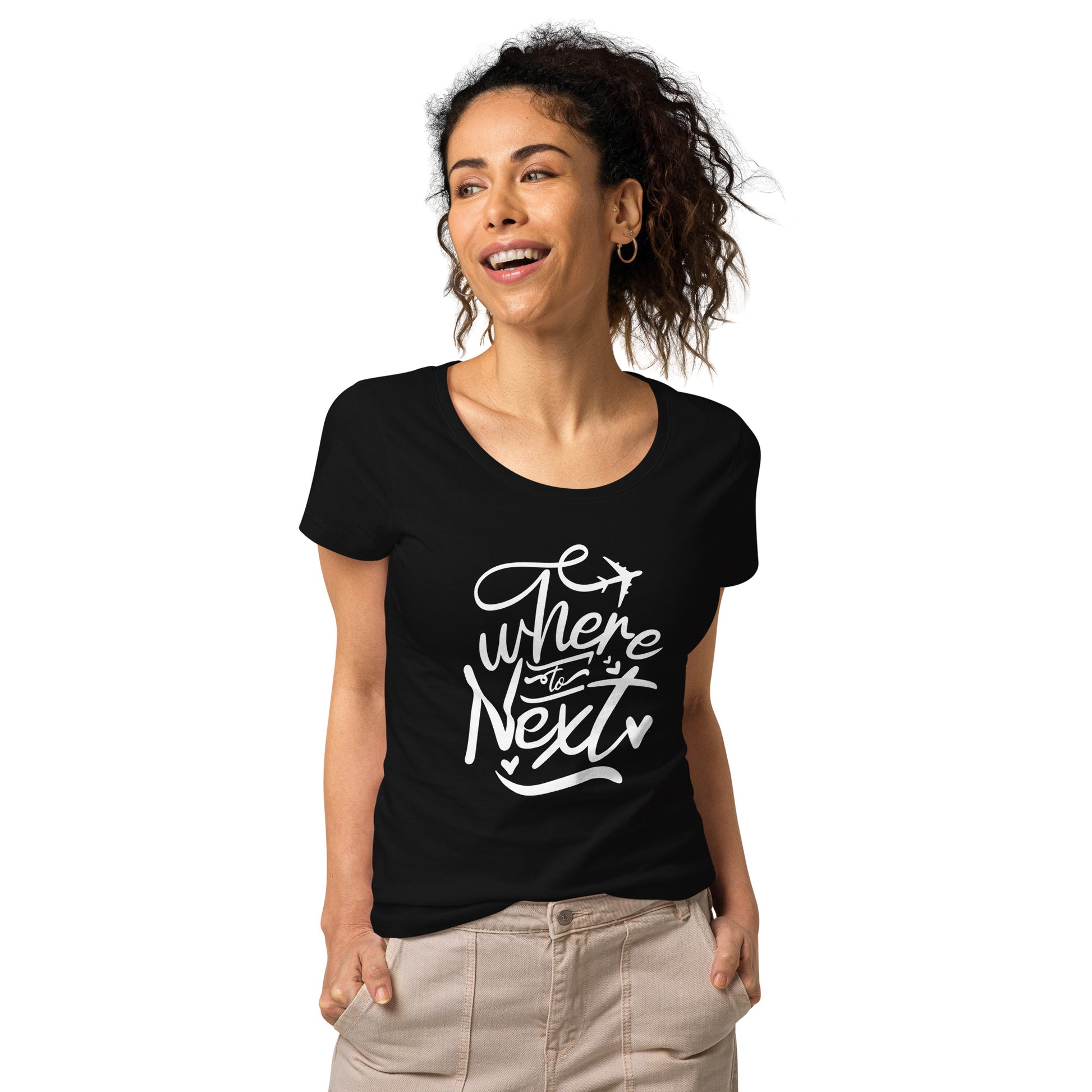 Where To Next Women Organic T-Shirt - Own Your Journey