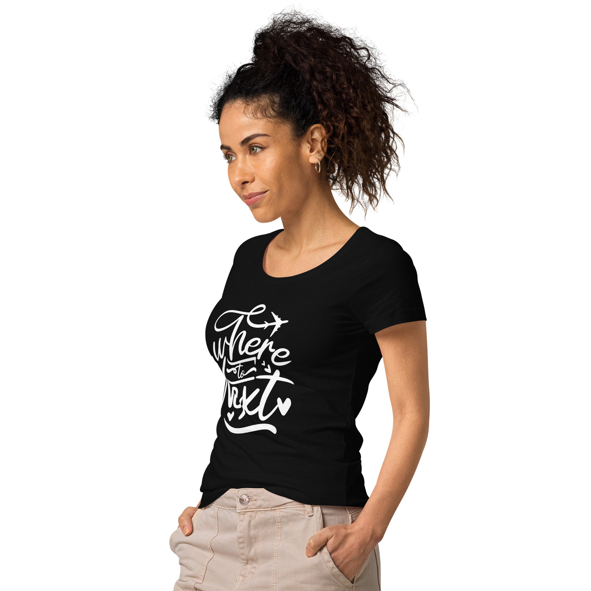 Where To Next Women Organic T-Shirt - Own Your Journey