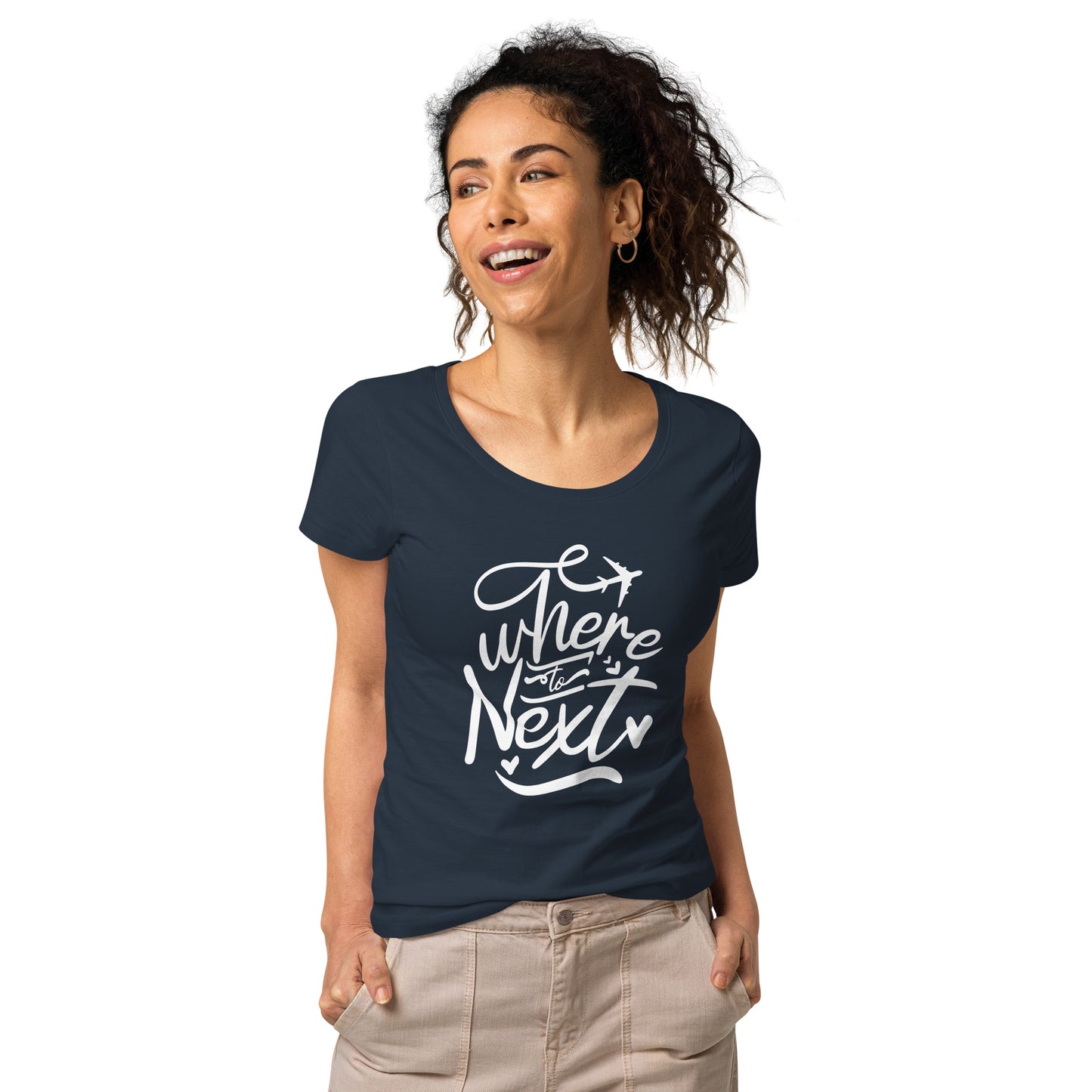 Where To Next Women Organic T-Shirt - Own Your Journey