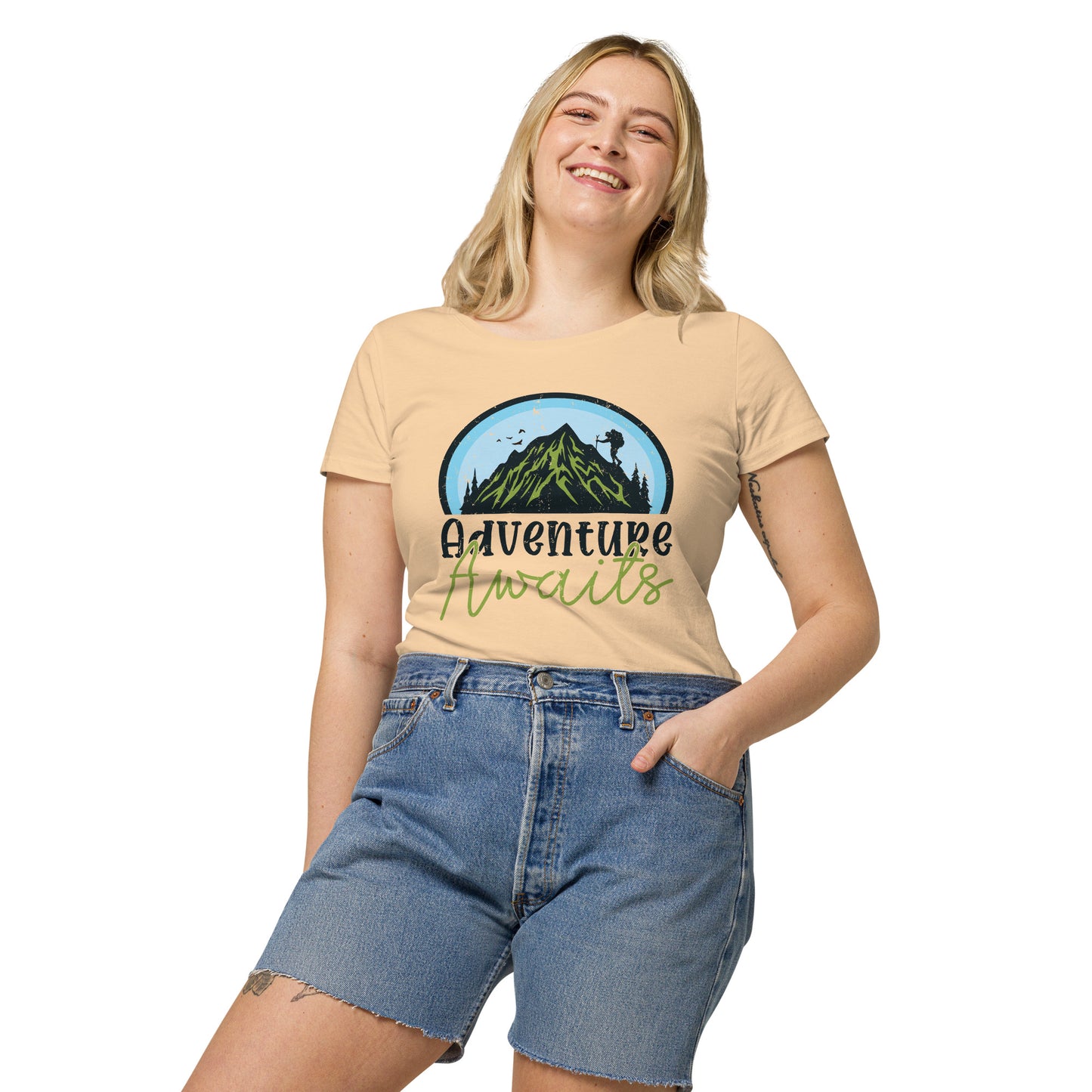 Adventure Await Women Organic T-Shirt - Own Your Journey