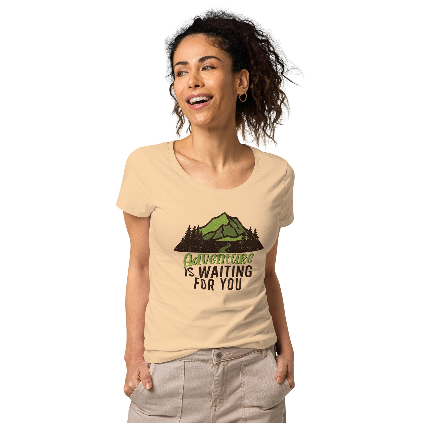 Adventure Is Waiting For You Women Organic T-Shirt - Own Your Journey