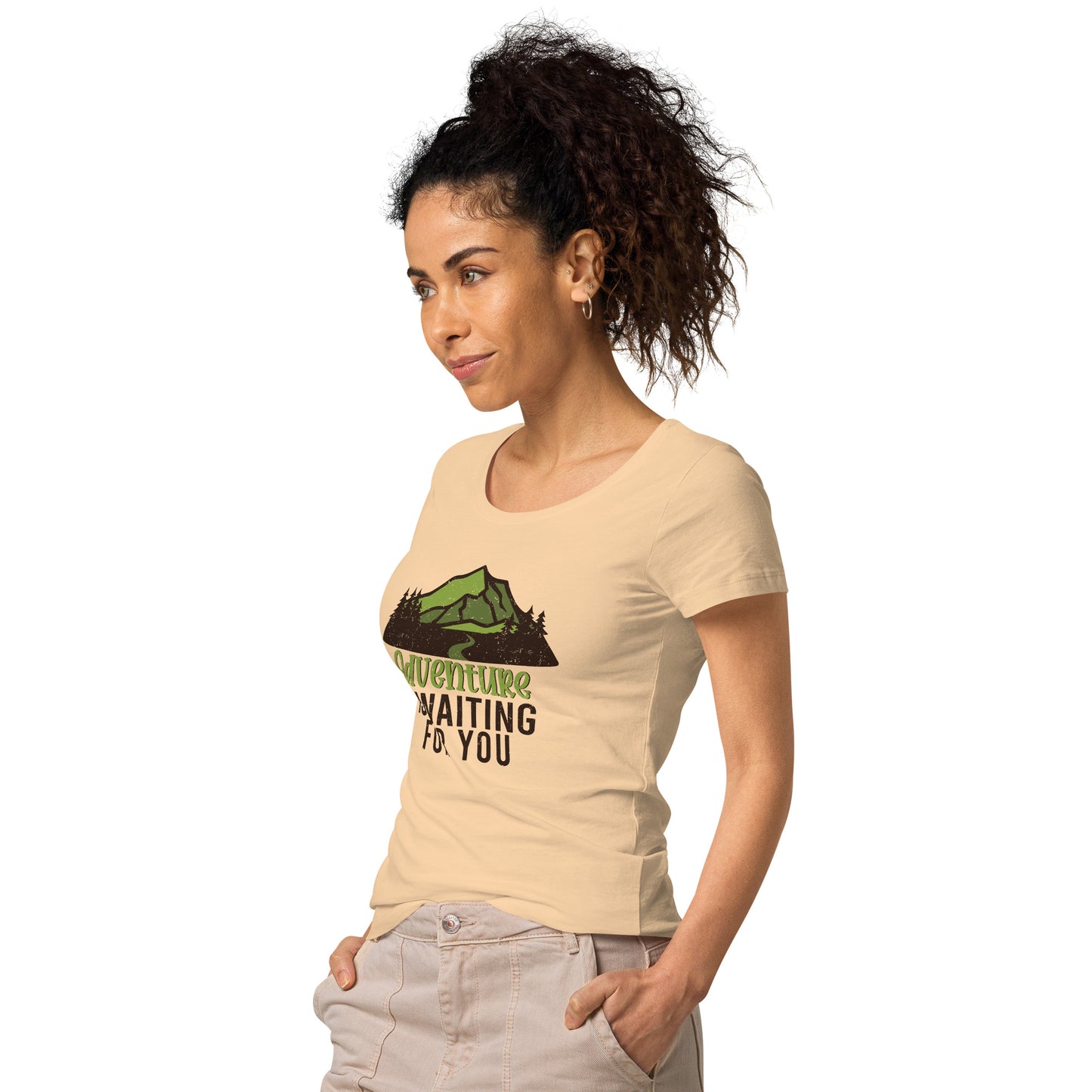 Adventure Is Waiting For You Women Organic T-Shirt - Own Your Journey