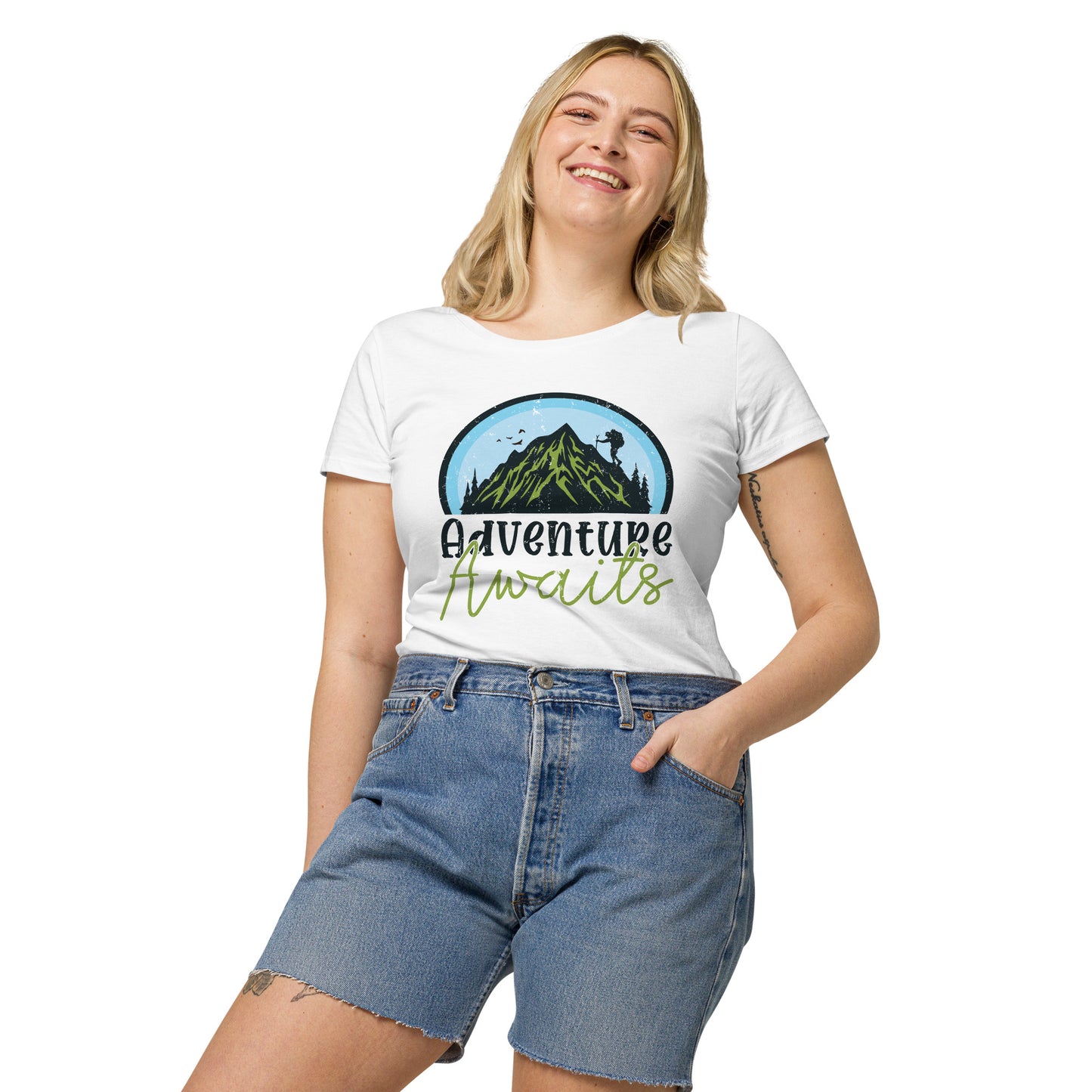 Adventure Await Women Organic T-Shirt - Own Your Journey