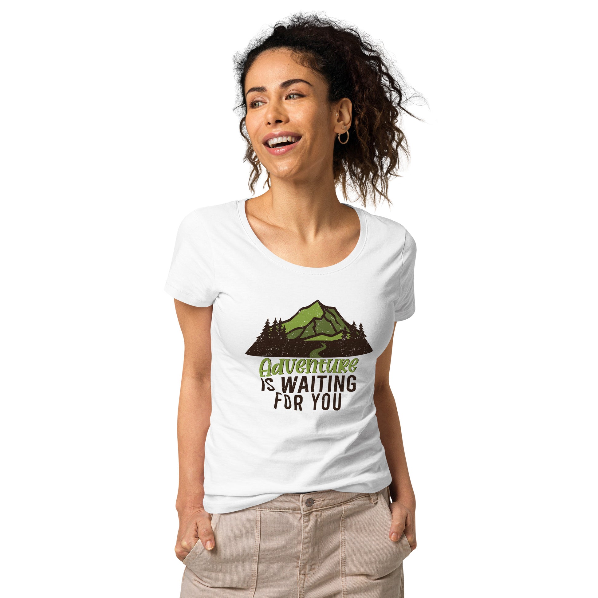 Adventure Is Waiting For You Women Organic T-Shirt - Own Your Journey