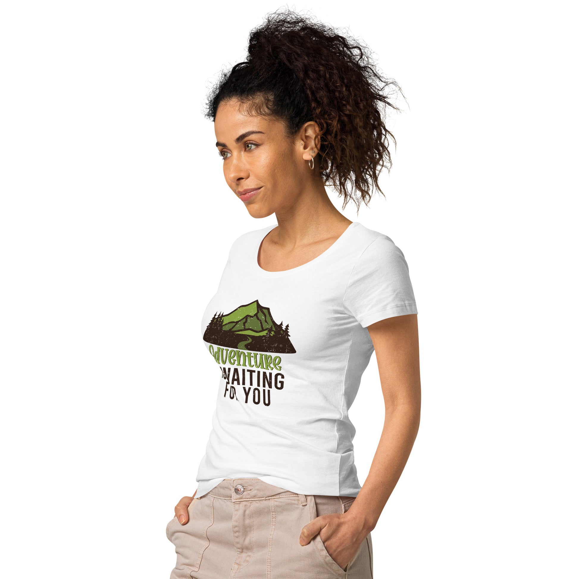 Adventure Is Waiting For You Women Organic T-Shirt - Own Your Journey