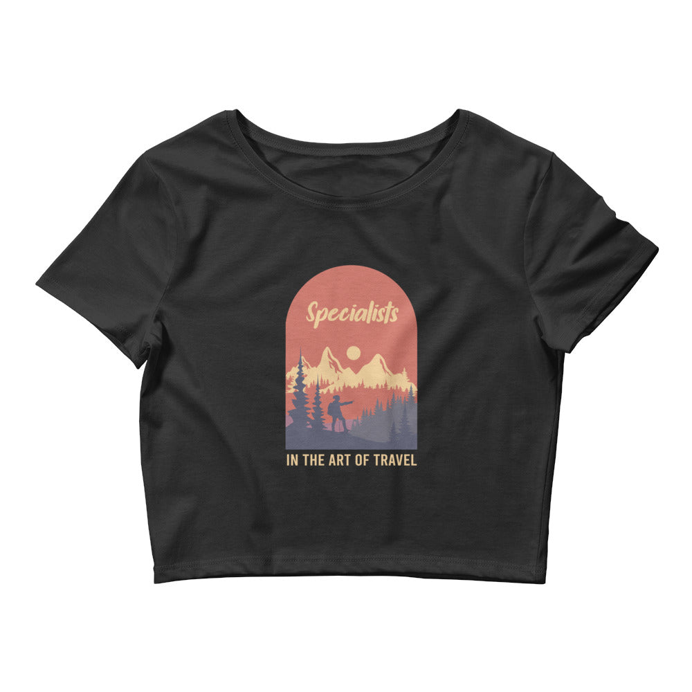 Specilist In The Art Of Travel Women’s Crop Tee - Own Your Journey